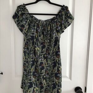 Women's Basement Floral Polyester Dress XS
